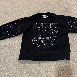 Moschino Black Kids Sweatshirt